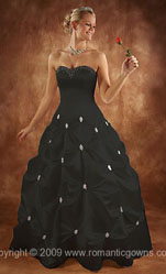 Cinderella Black Wedding Dresses