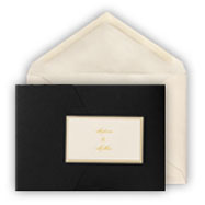 Stylish Black Wedding Invitations