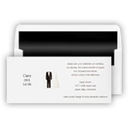 Black Wedding Invitations