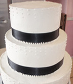 Black and White Wedding Ideas Wedding Cake