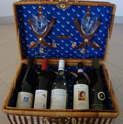 cheap wedding gift ideas wine basket