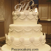 Diamond wedding theme of cake topper with rhinestones