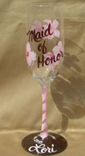 Engraved wedding gifts wine glasses