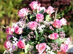 Beautiful Roses for a Reception centerpiece