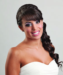 Wedding hairstyles for long hair off to the side
