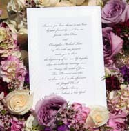 Seasonal wedding invitation ideas