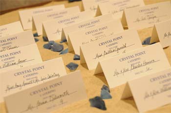 Placecards for a Beach Wedding
