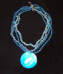  Blue Beaded Necklace for Cheap Wedding Party Gift Ideas