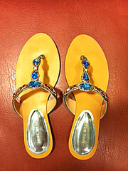  Blue, Crystal Flip Flops for Cheap Wedding Party Gift Ideas