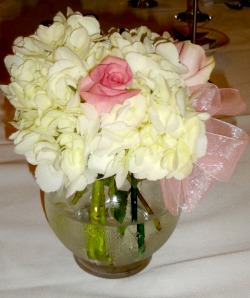 Cheap wedding reception flowers