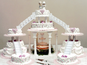 Fountain Wedding Cakes