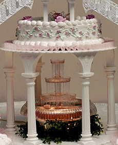 Fountain Wedding Cakes
