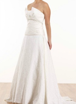 Linen wedding dresses