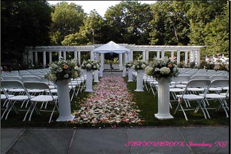 Unique Outdoor Wedding Ideas Think about your guests and how they will get 