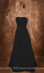 Long Black Wedding Dresses