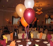 Bridal Shower Centerpiece Ideas with balloons