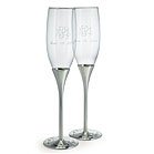 Cool wedding gifts fluted champaign glasses