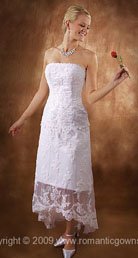 Tea Length summer wedding dresses