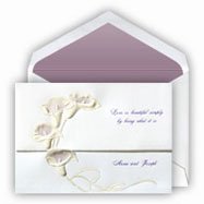 Classy wedding invitation paper