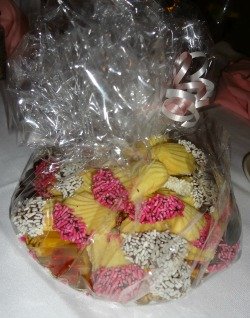 Centerpieces of cookie tray