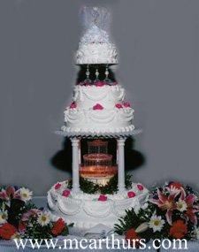 Fountain Wedding Cakes