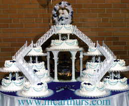 Fountain Wedding Cakes