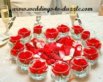 Free Wedding Checklist Floating Rose Centerpiece