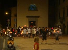 Parade in a small Italian Village