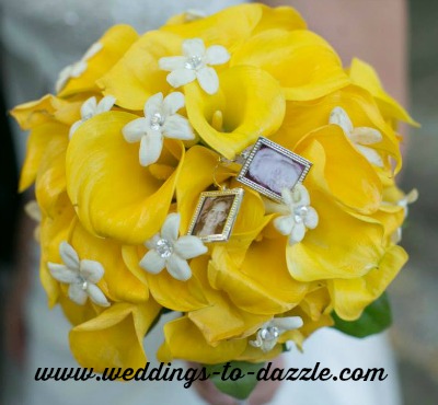 Unique Wedding Ideas Bouquet with Parents Pictures