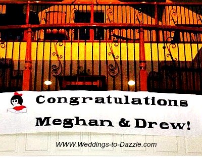 Unique Wedding Ideas Banner with Names