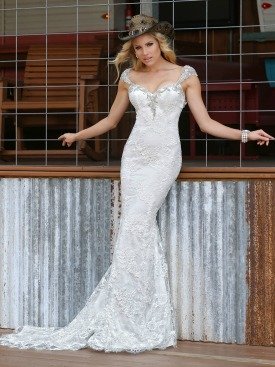 Western Wedding Dress Picture